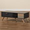Baxton Studio Kelson Modern and Contemporary Dark Grey and Gold Finished Wood Coffee Table 189-12086-ZORO - alternate 2